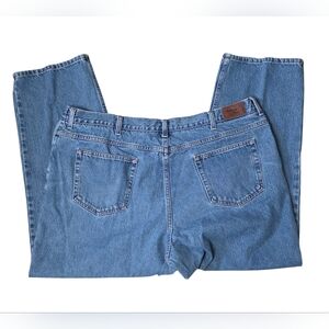 L.L. Bean Comfort Waist Men's Denim Blue Jeans 44x30